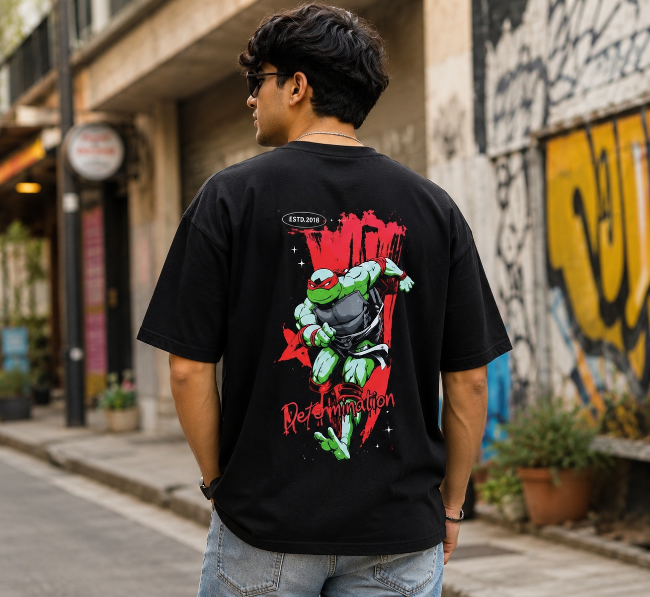 Men's Oversized Printed T-Shirt