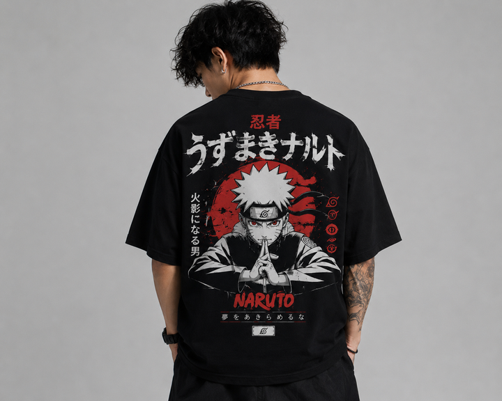 Men's Oversized Printed T-Shirt Style NARATO