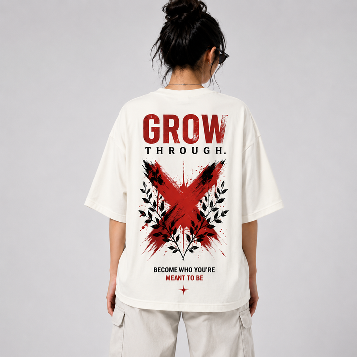 Women’s/Girl's Oversized Printed T-Shirt | Relaxed Fit Casual Tee