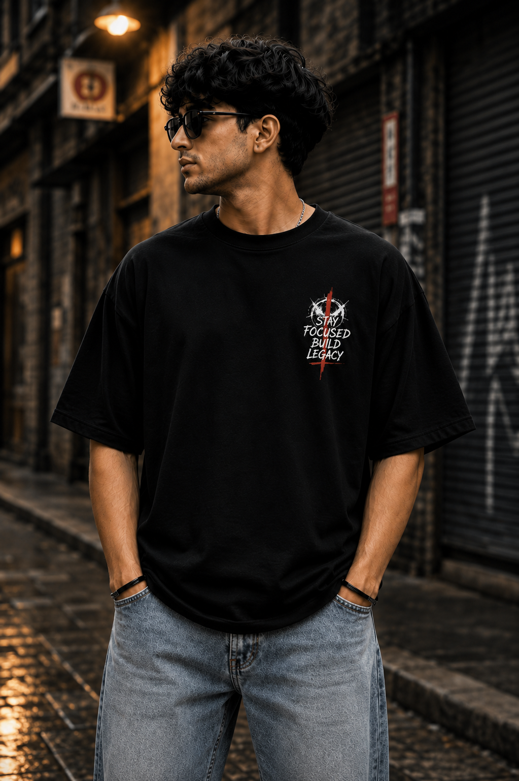 Men's Oversized Printed T-Shirt