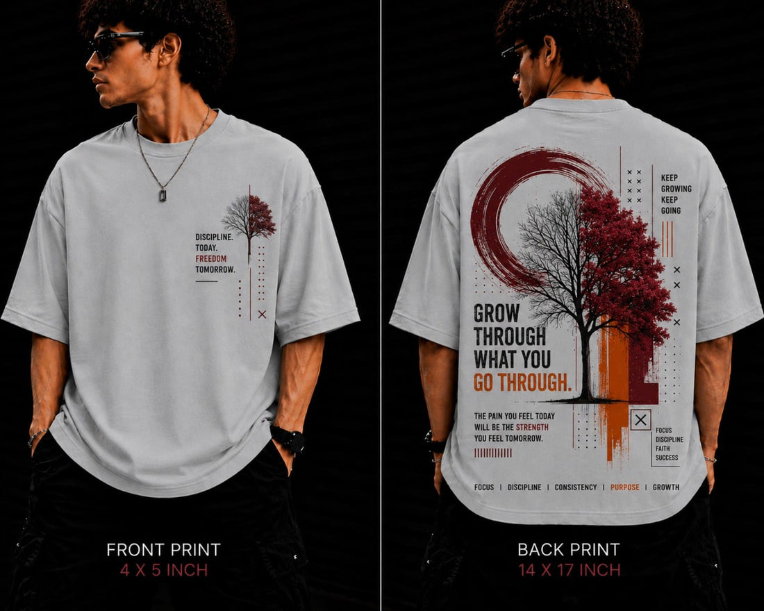 Men's Oversized Printed T-Shirt