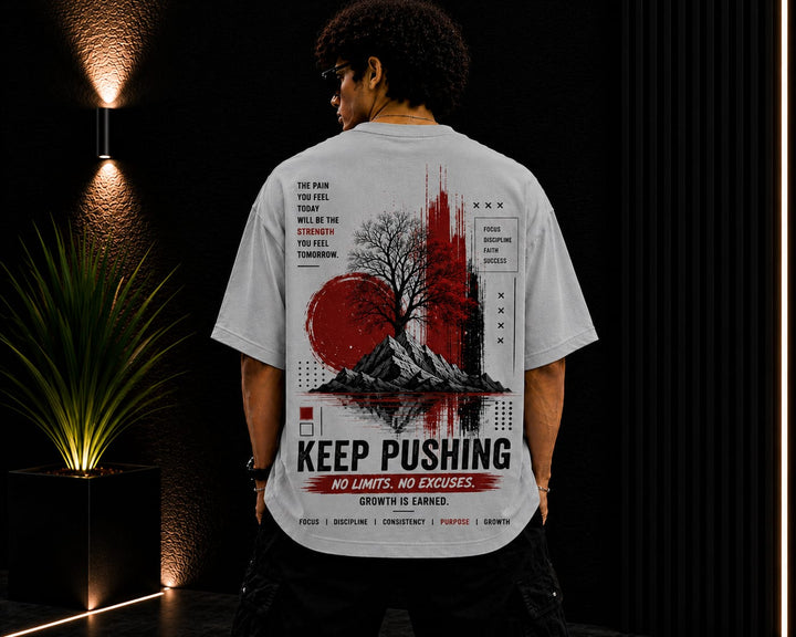 Men's Oversized Printed T-Shirt