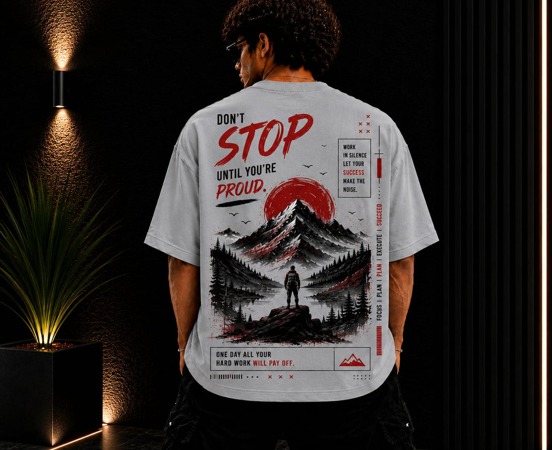 Men's Oversized Printed T-Shirt