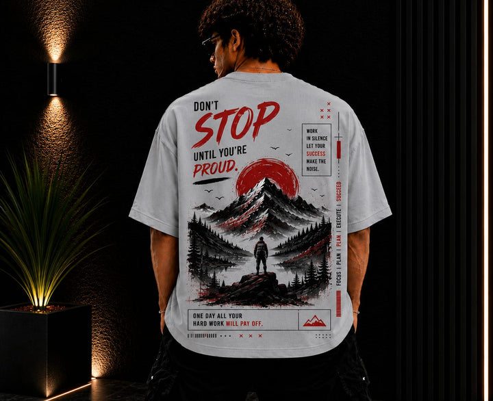 Men's Oversized Printed T-Shirt