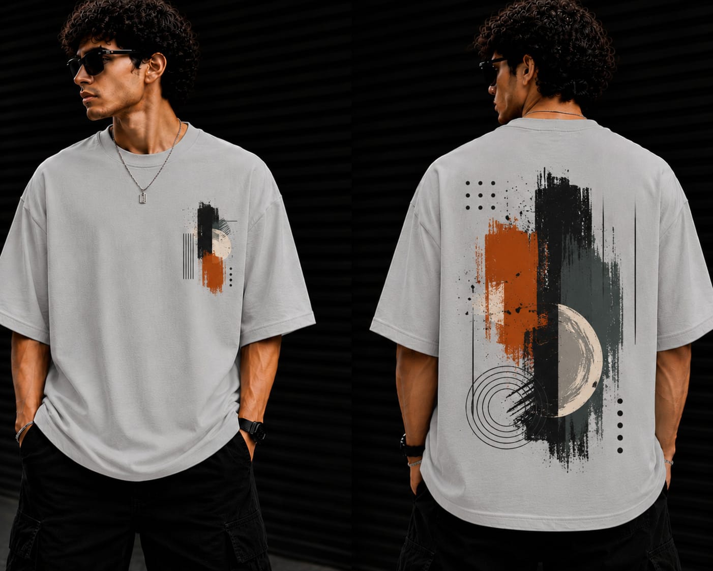 Men's Oversized Printed T-Shirt