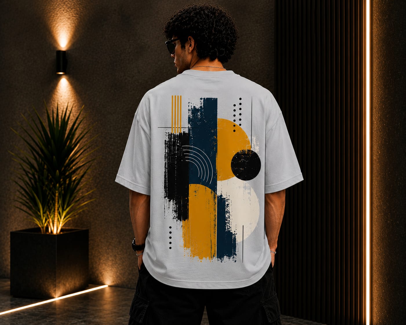 Men's Oversized Printed T-Shirt