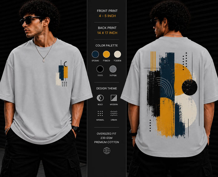 Men's Oversized Printed T-Shirt