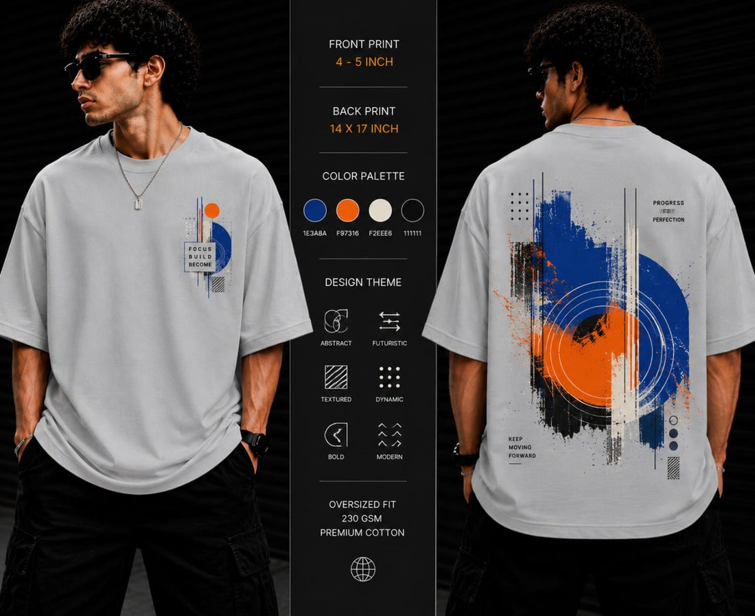 Men's Oversized Printed T-Shirt