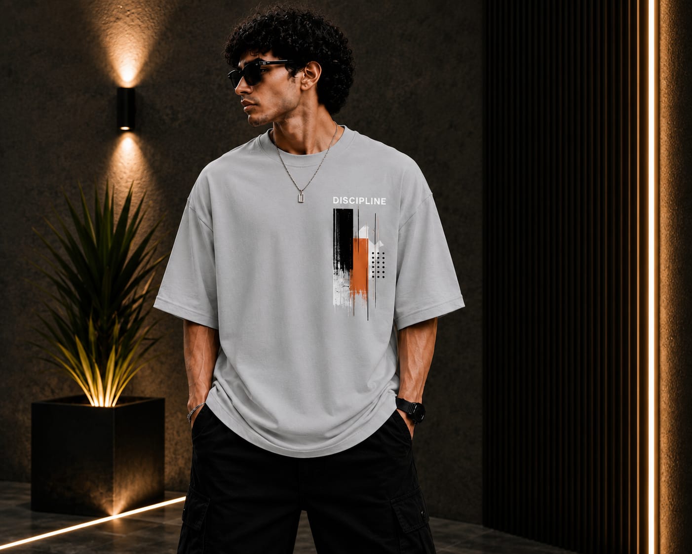 Men's Oversized Printed T-Shirt