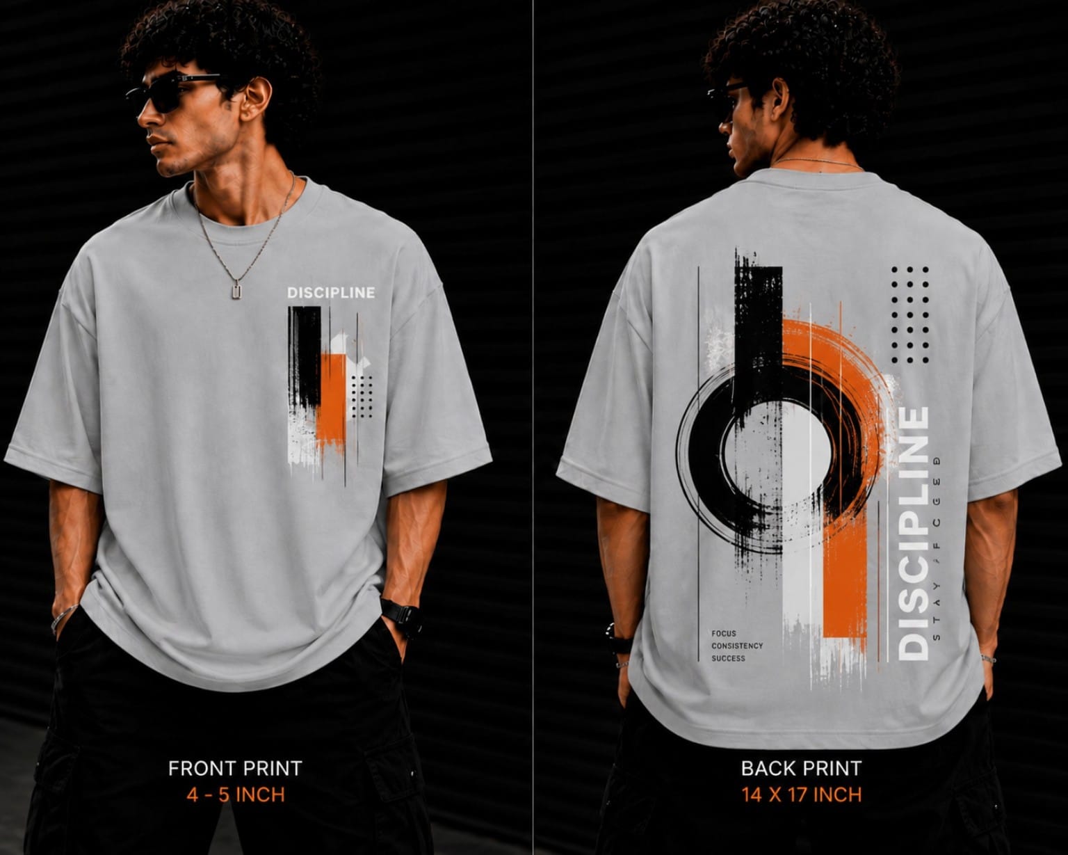 Men's Oversized Printed T-Shirt