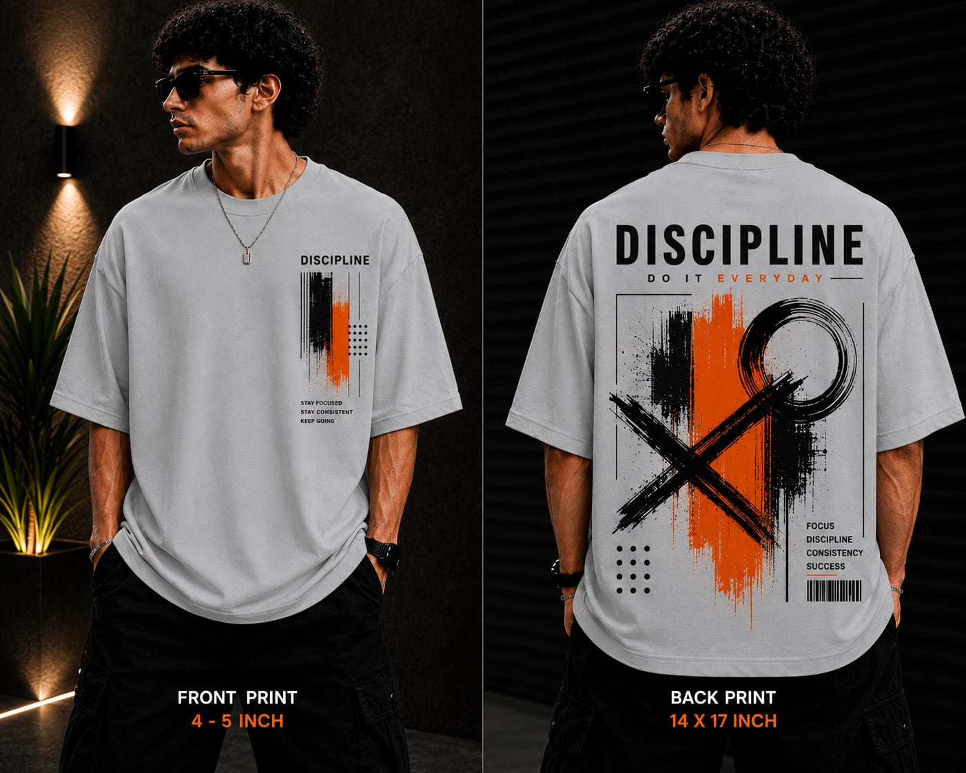 Men's Oversized Printed T-Shirt