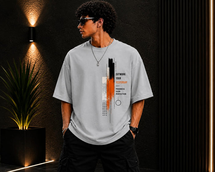 Men's Oversized Printed T-Shirt