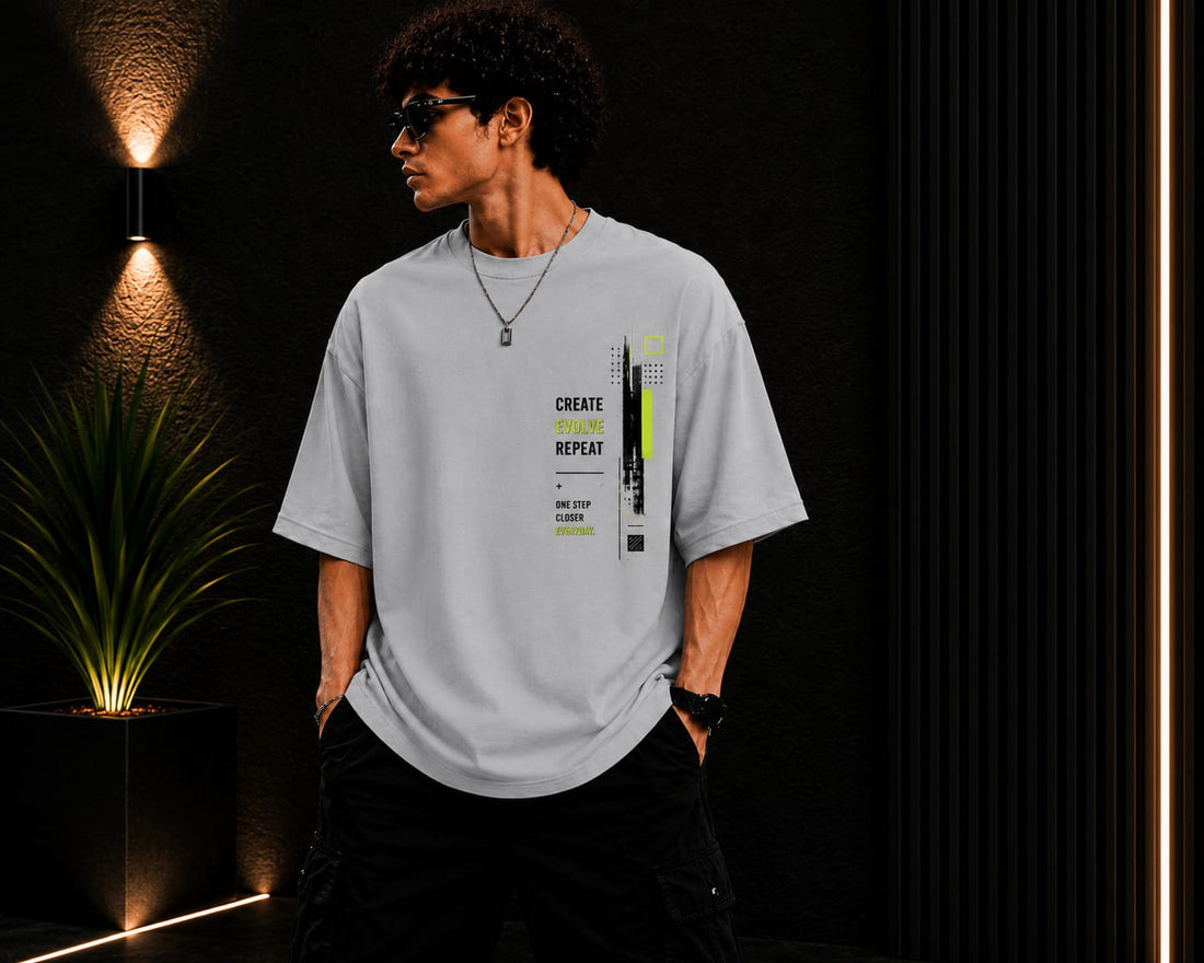 Men's Oversized Printed T-Shirt