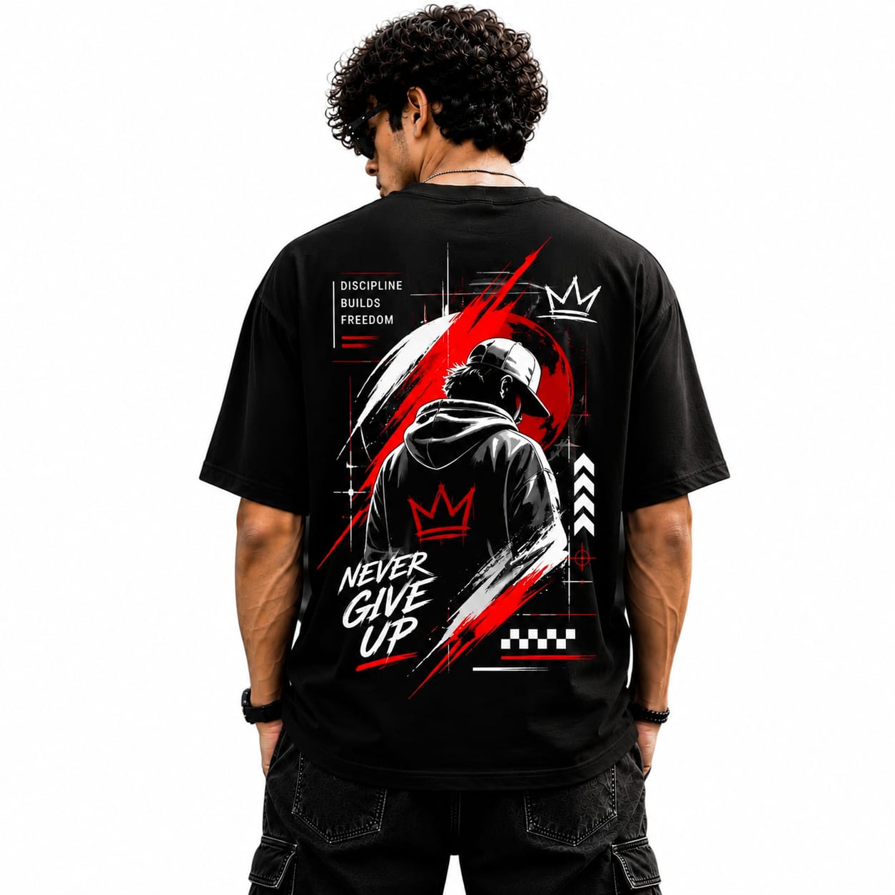 Men's Oversized Printed T-Shirt