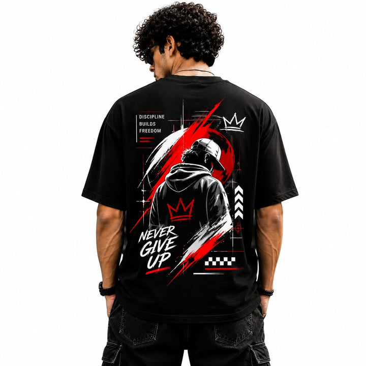 Men's Oversized Printed T-Shirt
