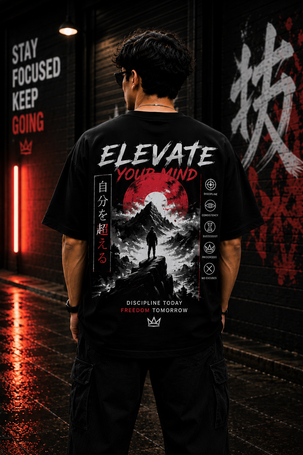 Men's Oversized Printed T-Shirt